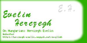 evelin herczegh business card